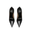 Shiny Leather T Pump
