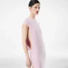 Silk Double Georgette Stretch Evening Dress