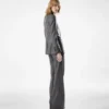 Tailored Double Pleat Wide Leg Pants