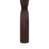 Sleeveless Deep V-Neck Twist Front Silk Evening Dress