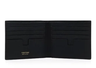 Small Grain Leather Bifold Wallet