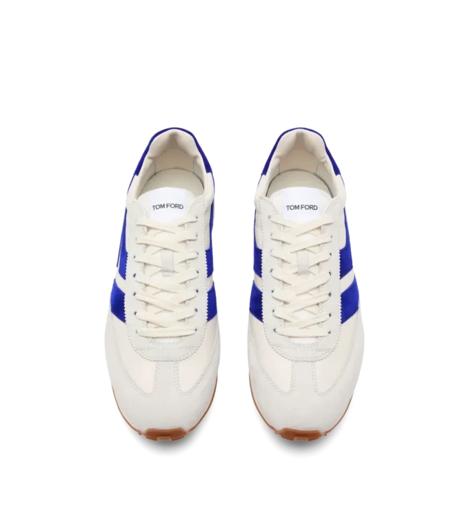 Smooth Leather and Suede Mick Sneaker