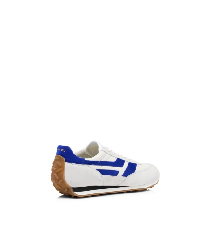 Smooth Leather and Suede Mick Sneaker