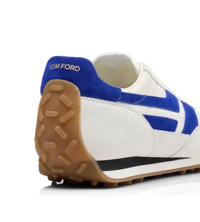Smooth Leather and Suede Mick Sneaker