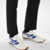 Smooth Leather and Suede Mick Sneaker