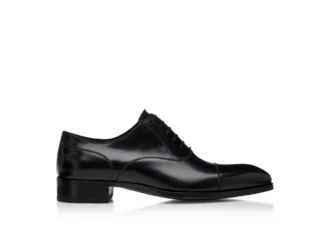 Smooth Leather Elkan Cap Toe Lace Ups Smooth Leather Elkan Cap Toe Lace Ups
