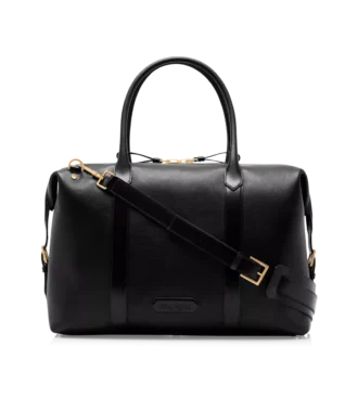 Smooth Leather Side Buckle Holdall Smooth Leather Side Buckle Holdall