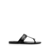 Smooth Leather T-Sandal