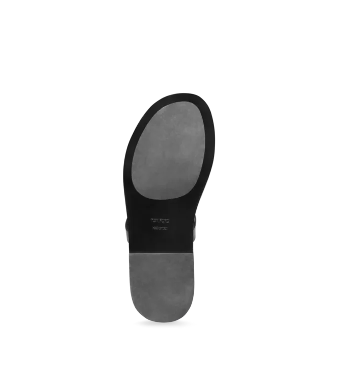 Smooth Leather T-Sandal