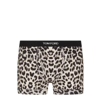 Snow Leopard Cotton Boxer Briefs Snow Leopard Cotton Boxer Briefs