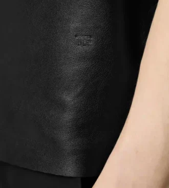 Soft Nappa Plonge Crew Neck
