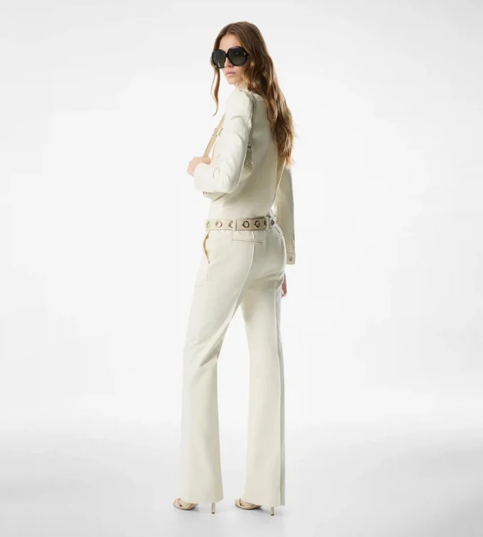 Stand Collar Safari Jumpsuit