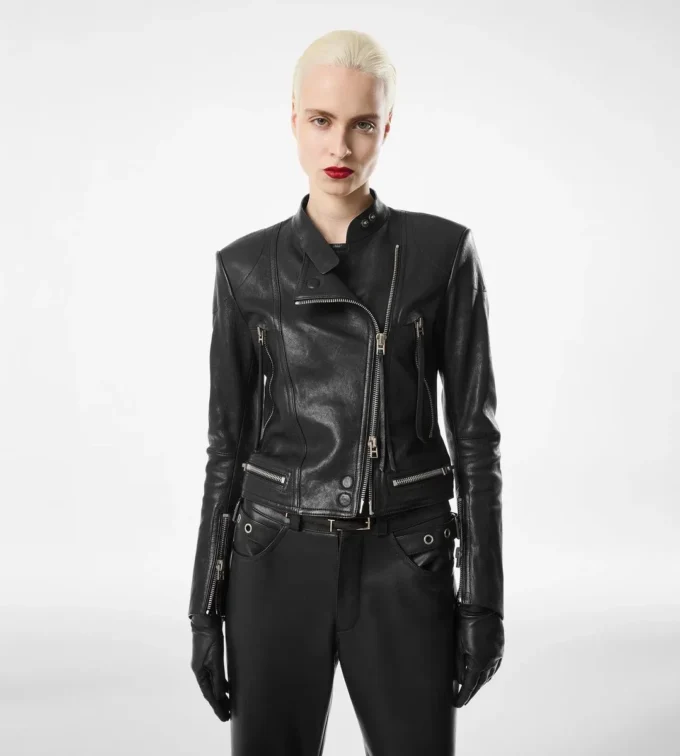 Steam Finished Nappa Racer Jacket