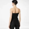 Strapless Top with Bow Detail