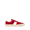 Suede and Printed Alligator Cambridge Sneaker Suede and Printed Alligator Cambridge Sneaker