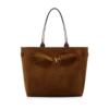 Suede Leather Audrey Medium Tote