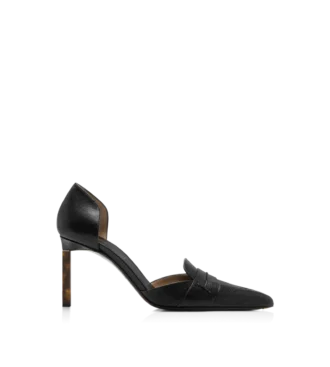 Supple Grain Leather Eva D’Orsay Pump