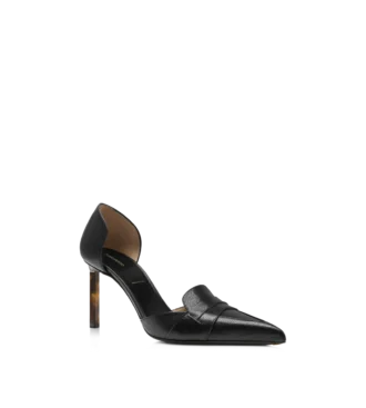 Supple Grain Leather Eva D’Orsay Pump