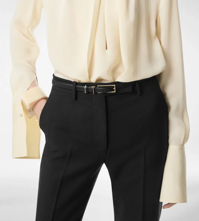 Supple Grain Leather T Loop Belt Supple Grain Leather T Loop Belt