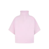 Ultrafine Cashmere Blend Funnel Neck Sculptural T-Shirt