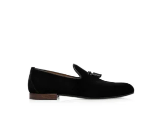 Velvet Nicolas Tassel Slipper