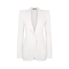 Wool Cashmere Flannel Single Breasted Jacket
