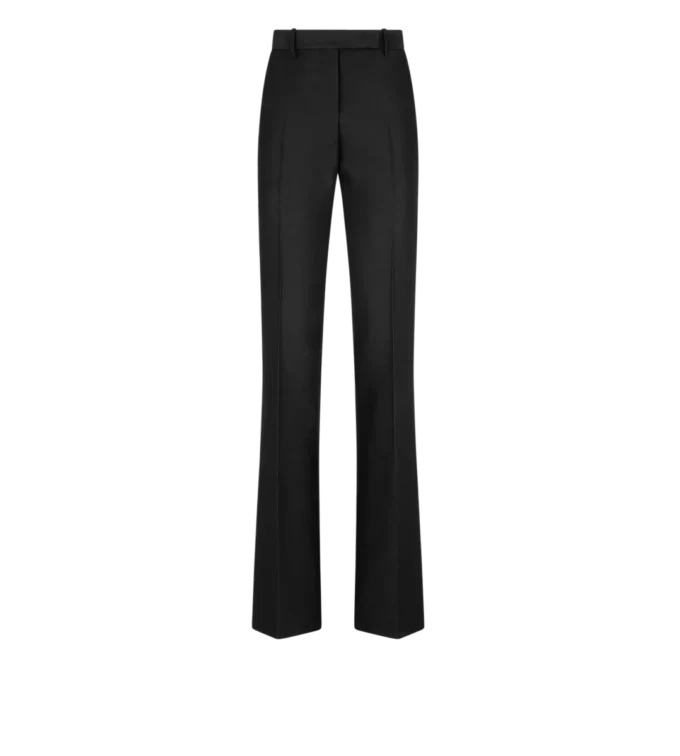 Wool Silk Radzmir Tailored Straight Pants